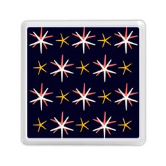 Sea-stars-pattern-sea-texture Memory Card Reader (square) by Amaryn4rt