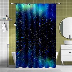 Abstract Background Template Shower Curtain 48  X 72  (small)  by Pakjumat