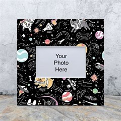 Animals Galaxy Space White Box Photo Frame 4  X 6  by Pakjumat