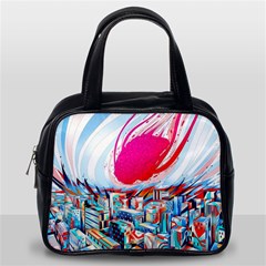 Artistic Psychedelic Art Classic Handbag (one Side) by Modalart