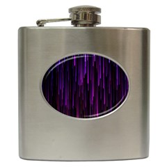 Stars Are Falling Electric Abstract Hip Flask (6 Oz) by Modalart