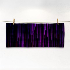 Stars Are Falling Electric Abstract Hand Towel by Modalart