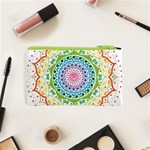 Mandala Pattern Rainbow Pride Cosmetic Bag (XS) Back