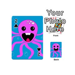 Bubble Octopus Copy Playing Cards 54 Designs (mini) by Dutashop