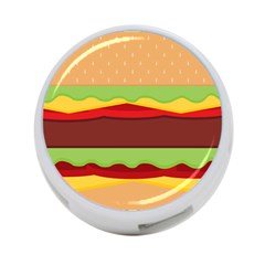 Cake Cute Burger 4-port Usb Hub (two Sides) by Dutashop