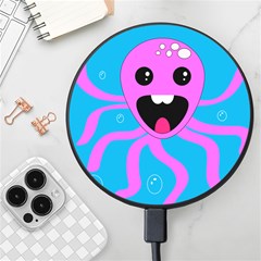 Bubble Octopus Copy Wireless Fast Charger(black) by Dutashop