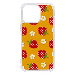 Strawberry Iphone 13 Pro Tpu Uv Print Case by Dutashop