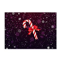 Christmas Lollipop Bowknot Celebrations Crystal Sticker (a4) by Sarkoni