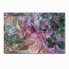 Blended Waves Postcards 5  X 7  (pkg Of 10) by kaleidomarblingart