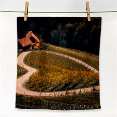 Vineyard Agriculture Farm Autumn Face Towel by Sarkoni