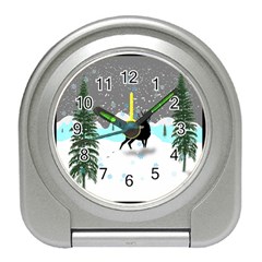 Rocky Mountain High Colorado Travel Alarm Clock by Amaryn4rt