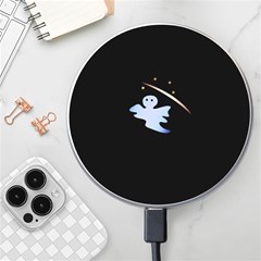 Ghost Night Night Sky Small Sweet Wireless Fast Charger(white) by Amaryn4rt