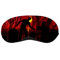 Horror Zombie Ghosts Creepy Sleep Mask by Amaryn4rt