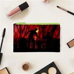 Horror Zombie Ghosts Creepy Cosmetic Bag (XS) Front