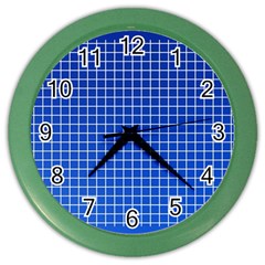 Background Diamonds Computer Paper- Color Wall Clock by Amaryn4rt