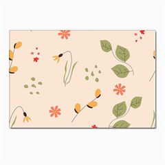 Spring Art Floral Pattern Design Postcard 4 x 6  (pkg Of 10) by Sarkoni