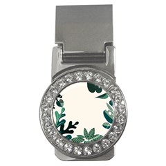 Leaves Plants Foliage Border Money Clips (cz)  by Sarkoni