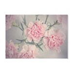 Cloves Flowers Pink Carnation Pink Crystal Sticker (A4) Front