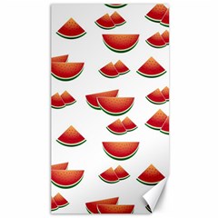 Summer Watermelon Pattern Canvas 40  X 72  by Dutashop