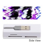 Abstract Canvas Acrylic Digital Design Memory Card Reader (Stick) Front