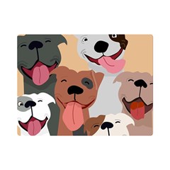 Dogs Pet Background Pack Terrier Premium Plush Fleece Blanket (mini) by Ravend