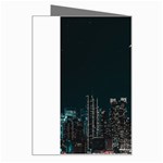 Skyline Photography Of Buildings Greeting Card Right