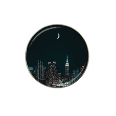 Skyline Photography Of Buildings Hat Clip Ball Marker (4 Pack) by Modalart