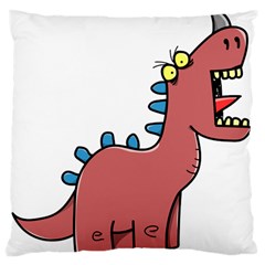 Dinosaur Dragon Drawing Cute Large Cushion Case (two Sides) by Ndabl3x