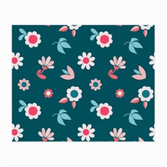 Cute Flowers Seamless Model Spring Small Glasses Cloth (2 Sides) by Grandong