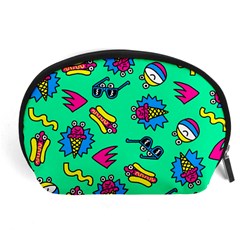 Pattern Adweek Summer Accessory Pouch (large) by Ndabl3x