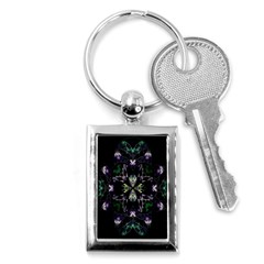 Fractal Fractal Art Texture Key Chain (rectangle) by Sarkoni