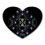 Fractal Fractal Art Texture Heart Mousepad Front