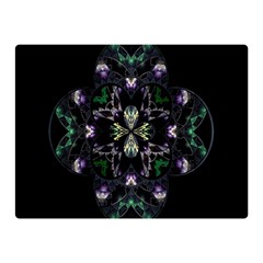 Fractal Fractal Art Texture Two Sides Premium Plush Fleece Blanket (mini) by Sarkoni