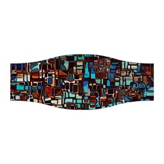 Stained Glass Mosaic Abstract Stretchable Headband by Sarkoni