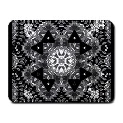 Mandala Calming Coloring Page Small Mousepad by Sarkoni