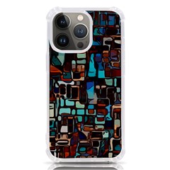 Stained Glass Mosaic Abstract Iphone 13 Pro Tpu Uv Print Case by Sarkoni