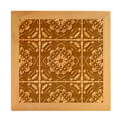 Kaleidoscope Mandala Art Wood Photo Frame Cube by Sarkoni