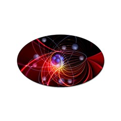 Physics Quantum Physics Particles Sticker Oval (10 Pack) by Sarkoni