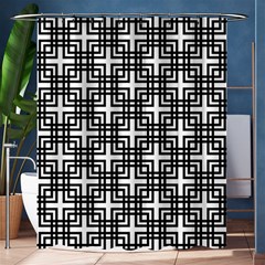 Pattern Vector Halftone Wallpaper Shower Curtain 60  X 72  (medium)  by Pakjumat