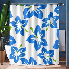 Hibiscus Wallpaper Flowers Floral Shower Curtain 60  X 72  (medium)  by Pakjumat