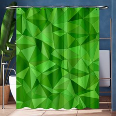 Mosaic Tile Geometrical Abstract Shower Curtain 60  X 72  (medium)  by Pakjumat