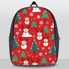 Christmas Decoration School Bag (large) by Modalart