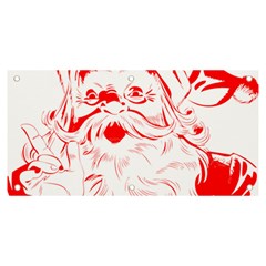 Santa Claus Red Christmas Banner And Sign 6  X 3  by Modalart