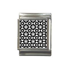 Mosaic Floral Repeat Pattern Italian Charm (13mm) by Ravend