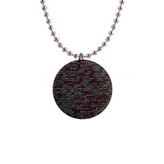 Full Frame Shot Of Abstract Pattern 1  Button Necklace by Amaryn4rt