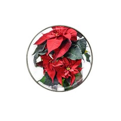 Star Of Bethlehem Star Red Hat Clip Ball Marker (10 Pack) by Amaryn4rt