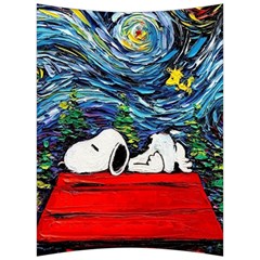 Dog House Vincent Van Gogh s Starry Night Parody Back Support Cushion by Modalart