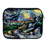 The Great Wall Nature Painting Starry Night Van Gogh Apple iPad 2/3/4 Zipper Cases Front