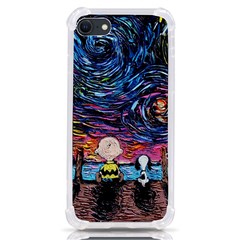 Cartoon Dog Vincent Van Gogh s Starry Night Parody Iphone Se by Modalart