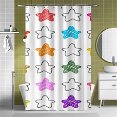 Set Up Element Disjunct Image Shower Curtain 48  X 72  (small)  by Pakjumat